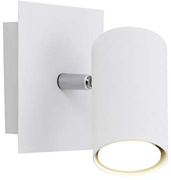 Trio Leuchten Spot in Metall weiß, Wandspot 1-flammig, exklusiv 1xGU10, 12 x 12 cm 802400101