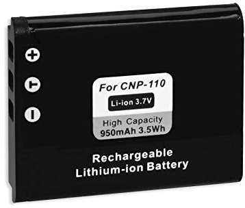 Ersatz-Akku NP-110 für Casio Exilim EX-Z2000, EX-Z2300, EX-Z3000, EX-ZR10, EX-ZR15, EX-ZR20