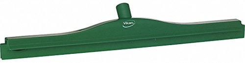 Vikan - Hygiene Vollfarb-Bodenabzieher - Mit festem Hals und Ersatzkassette - 600mm - Grün