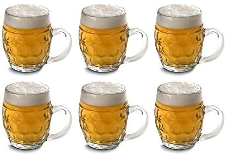 Mäser Gläser 925934 Bierkrug 'Kugele', 300ml, 6-teilig (1 Set)
