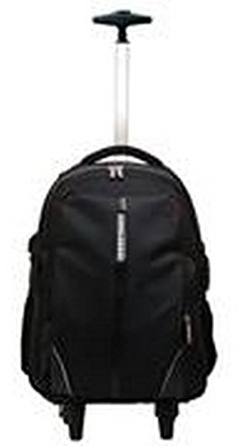 Phoenix Mochila Trolley con Ruedas para Portátil hasta 17 Pulgadas (Negro)