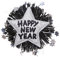 Widmann 7891 G Broche Happy New Year