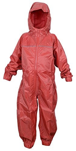 DRY KIDS Waterproof Rainsuit Bright Red 3/4yrs