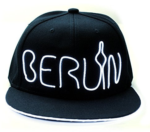 Ucult Leuchtendes Snapback Berlin, Basecap, LED-Cap, Partycap, Club-Cap