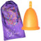 Menstruationstasse Classic, Stiel, Orange, Größe L