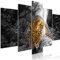 decomonkey Bilder Tiere 200x100 cm 5 Teilig Wandbild Groß Leinwandbild XXL Deko Wohnzimmer Schlafzimmer Büro Wanddeko Leinwand Pictures For Wall Poster Wall Painting Wandbilder Set Natur Abstrakte