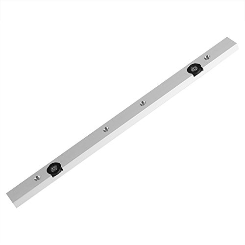 DEWIN T Track per Banco Sega,300 mm T-Track Binario T Track T Alluminio Guida Cursore per Barra Mitra in Lega di Alluminio Guida per Scanalatura a T per Sega da Tavolo Router Lavorazione (300 mm)