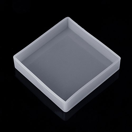 Baiyao Quadratisches Rechteck Schmuck Gießformen für Harz, Silikon Molds Schmuck DIY Silikon Form Resin für Dekoration Crafting, Schmuck Machen
