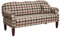 MASSIVMOEBEL24.DE Küchensofa 195x78x93 dunkel kariert Edinburgh