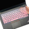 Keyboard Cover for Lenovo ThinkPad 14 E480 E485 E490 E475 E470 E470c, ThinkPad 14 T460(s) T470(s) T480(s) T490/S T495(S), ThinkPad L390 L460 L470 L480 14, Thinkpad A475 A485 -Gradual Pink