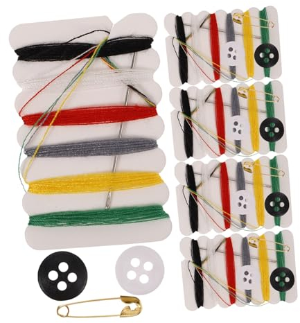 SUPVOX 100 Sets Reise-Nähset, praktische Stiche Kit mit Knopf, Nadel, Faden, Nadel, Nadel, Nadel, für Reisen, Zuhause, Hotel