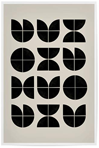 artboxONE Poster 90x60 cm Abstrakt Bauhaus Art hochwertiger Design Kunstdruck - Bild Bauhaus Art Bauhaus