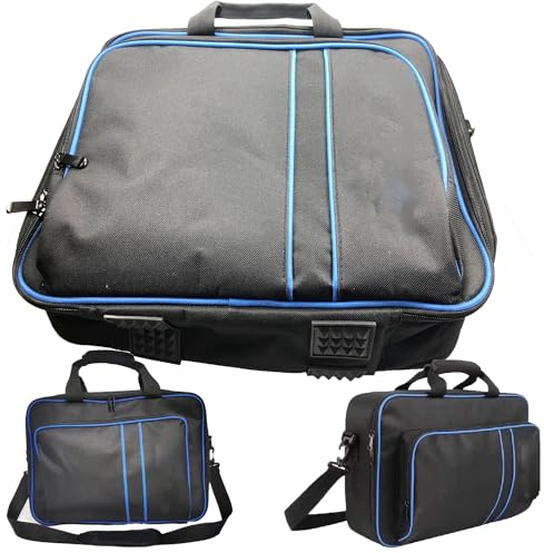 Lelukee Tragetasche für PS5,Reisetasche für PS5,Tasche für PS5 Koffer Kompatibel mit PS5 Disk/Digital Edition,Reisetasche für Konsole, Controller, Spiel Discs, Gaming Headset und anderes Zubehör