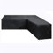 SYLC wasserdichte Abdeckung Für Gartenmöbel L-Form, Schutzhülle Gartenmöbel Abdeckung Für Ecksofa | L Form Lounge Abdeckplane (320x320x80cm)