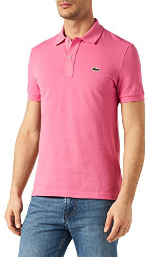 Lacoste L1212 Polo, Rosa (Friandise), S Uomo