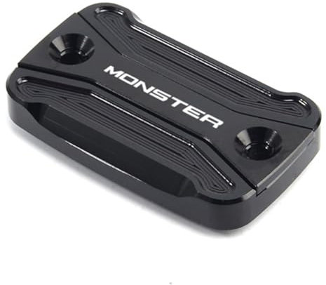 Moto Anteriore Freno Fluido Serbatoio Copertura Per Ducati Monster 600 620 M600 M620 2001 2004 2003 2004 Frizione Tappo Olio per Monster 696 (nero)