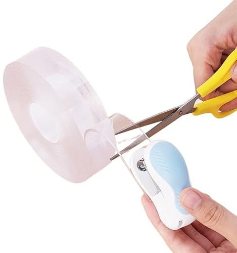 WALNUTS Waterproof Transparent Double Sided Nano Tape Reuse Home Tapes Adhesives Porcelain wood metal plastic Super Glue 1mm (Color : 3M, Size : 30mm)