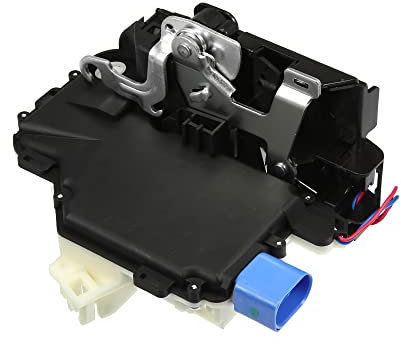 X AUTOHAUX 3B2837015AG Front Left Door Lock Catch Actuator for VW POLO MK4 9N