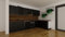 Genérico Muebles de Cocina en L Completa Color Negro 330 y 170 cms ref-31