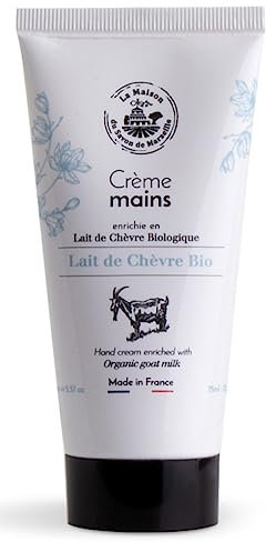 Handcreme mit Bio Ziegenmilch (Lait de chèvre) 75ml