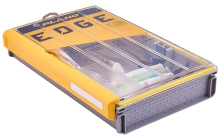 PLANO Edge 3700 Swimbait Tackle Box, 35,6 cm L x 22,9 cm B x 6,7 cm H, schützt bis zu 24 Köder, Allzweckboxen zum Angeln, Rustrictor Rostschutztechnologie, wasserdichte Dichtung, EZ