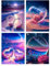 MytaYt 4 Stück Diamond Painting LiebeErwachsene Diamond Painting Liebe Set Liebediamant Painting Bilder Kinder Erwachsene Strand Diamonds Painting für Dekorationen 30x40cm