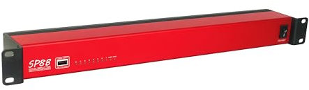 DMXNET Opto-isolierter DMX-Splitter/Verstärker/Isolator, LED-Anzeige, USB-Arbeitsleuchte, integrierte Terminierung, XLR-3-polig, 48,3 cm (19 Zoll) Rackmontage (RDM nicht unterstützt)