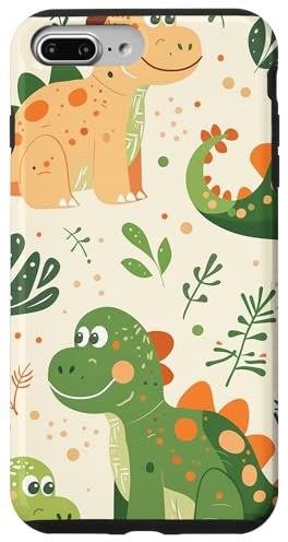 iPhone 7 Plus/8 Plus Cute Dinosaurs Pattern Case