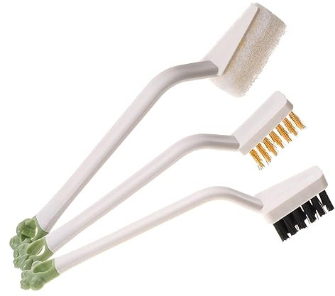 FOYTOKI 3stücke Teiliges Reinigungsbürsten Küchenherd Wiederverwendbare Multi-funktionsbürste Effektives Reinigungswerkzeug Für Kochfelder Und Herdplatten Ergonomisches Design Hohe