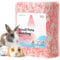 BUCATSTATE Hamster Bedding 70L, 99% Dust-Free and Odor Control Guinea Pig Bedding, Natural Paper Rabbit Bedding for Cages Rat Syrian Dwarf Hamster Hedgehog (Pink)