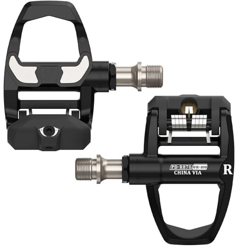 Bucklos KEO Pedale für Rennrad – Fahrrad Clipless Sealed Bearing Nylon/Carbon Ultegra Clip Pedale für Indoor Cycling (9/16 Zoll)