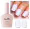 Imtiti Smalto per unghie bianco caldo, 1 pezzo di smalto gel bianco puro, smalto gel UV LED, lunga durata, nail art manicure fai da te a casa per l'autunno e l'inverno (10 ML)