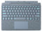 Type Cover for Microsoft Surface Pro 8 Pro 9 Pro 10/ Pro X Pro 11 Generation, Portable Slim Wireless Keyboard with Touchpad Tablet Keyboard (Ice Blue, Backlit)