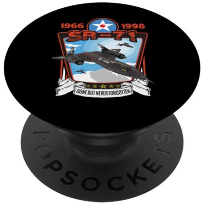 Amerikanisches Aufklärungsflugzeug SR71 Blackbird PopSockets Klebender PopGrip