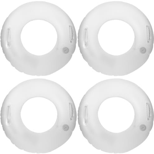 ifundom Lot De 4 Anneaux De Natation Lumineux pour Trampoline Mini Tente Jouets Anneaux Gonflables Flotteur De Piscine Anneau De Natation D'Été Anneau De Natation pour