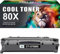 80X CF280X Toner Kompatibel für HP Pro 400 MFP M425dn MFP M425dw M425 M401 Pro M401a M401dw M401dn M401n M401dne M401d CF280X 80X Schwarz, 1-Pack