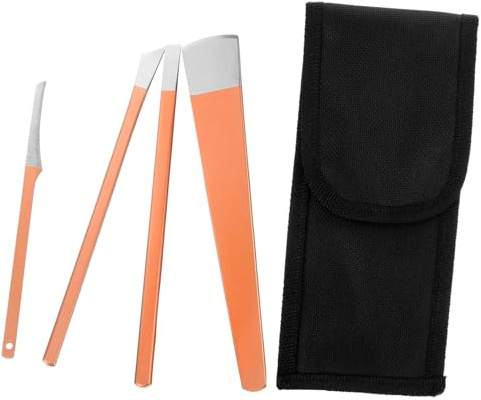 Beaupretty 1 Satz Wiederverwendbares Pediküre Werkzeugset Roségold Teiliges Set für Fußpflege mit Trimmwerkzeugen zum Entfernen von Hornhaut und Trockener Haut Langlebig und Praktisch