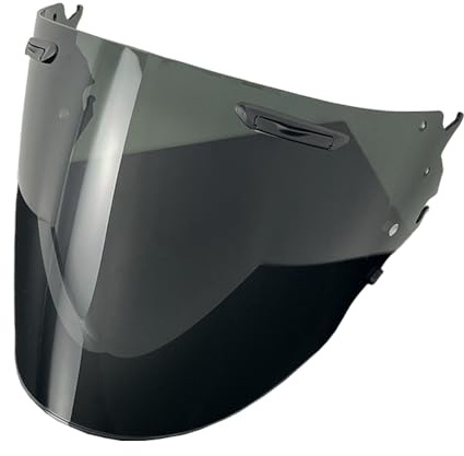 MTDVZR Helmvisier für VZ-RAM, UV-Schutz kratzfest winddicht Helm-Gesichtsschutz kompatibel mit VZ-RAM,VAS-Z,SZ-R VAS,SZ-R EVO (Tiefschwarz-Nur für Taggebrauch)