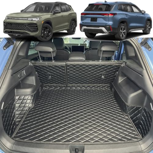 7DEEKEI Kofferraumwanne für VW Tiguan III 2024-2026 (Ohne Plug-in-Hybrid) | (oberer Ladeboden) Kofferraummatte Kofferraumabdeckung
