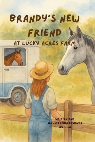 Brandy's new Friend Lucky Acres Farm: Childrens picture book, farm animals,: Farm animals, farm life, animal friends,