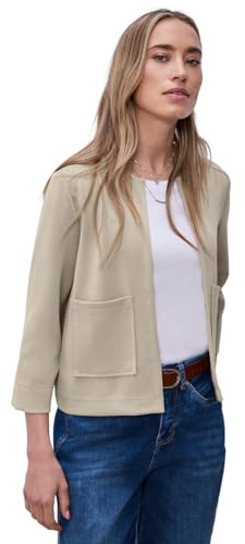 Street One Damen 3/4-Arm Jacke im Silk-Look