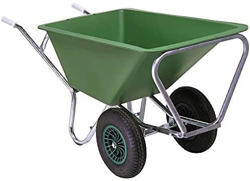 ALTR.-FORT 20287 silo PE160 2 Grande capacità Camion 160 Litri 2 Ruote PE Deep vassoi, Telaio Tubolare in Acciaio con Braccio di Supporto inclinabile