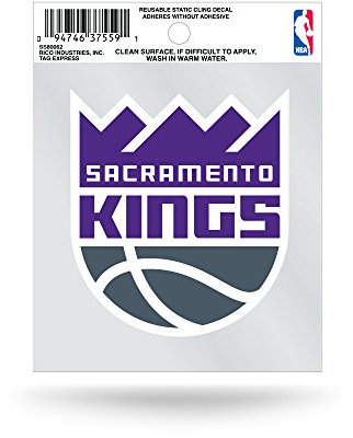 NBA Sacramento Kings Kleiner statischer Aufkleber