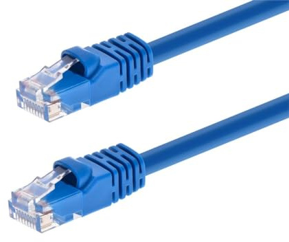Monoprice 102118 50 ft Cat6 24AWG UTP Ethernet Network Patch Cable - Blue