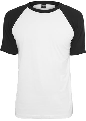 Urban Classics Raglan Contrast Tee Männer T-Shirt weiß/schwarz