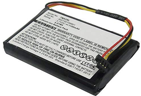 subtel, Batterie GPS Compatible avec Tomtom XL Live IQ Routes™, 4ET03, XL Holiday (1100mAh, 3.7V) Batterie de Remplacement 6027A0106801