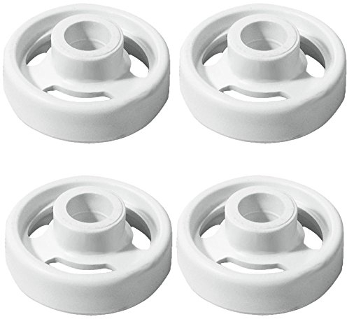 Hotpoint Genuine Dishwasher Lower Basket Rack Wheels (Pack of 4)