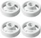 Hotpoint Genuine Dishwasher Lower Basket Rack Wheels (Pack of 4)