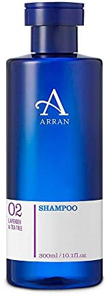 Arran Sense of Scotland Lavender & Tea Tree Hair Shampoo (300ml/10floz) Timeless, Soothing, Reviving & Calming Infused with Lavender & Tea Tree Oils