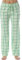 Just Love Karierte Pyjamahose für Damen, Mintkariert, M